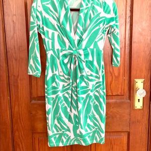 Tori Richard Honolulu XXS Green/Off White